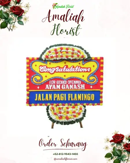 Sewa Papan Bunga Aertembaga Dua